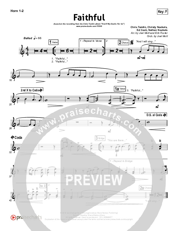 Faithful French Horn 1/2 (Chris Tomlin)