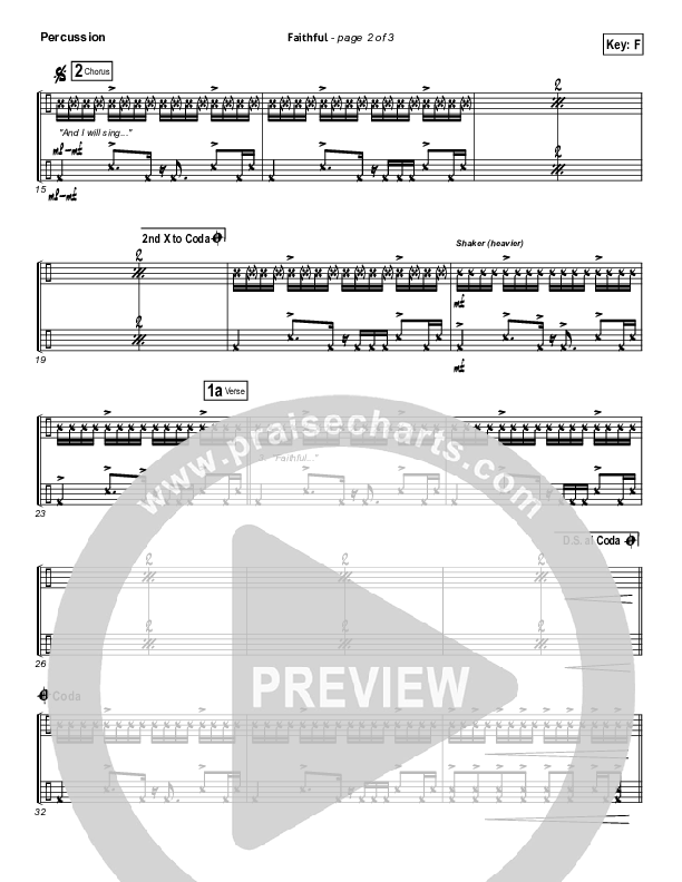 Faithful Percussion (Chris Tomlin)