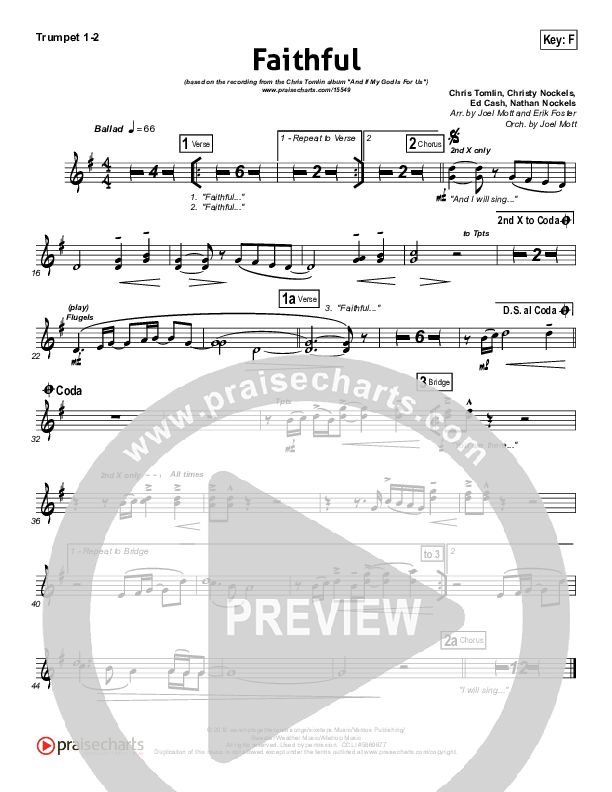 Faithful Trumpet 1,2 (Chris Tomlin)