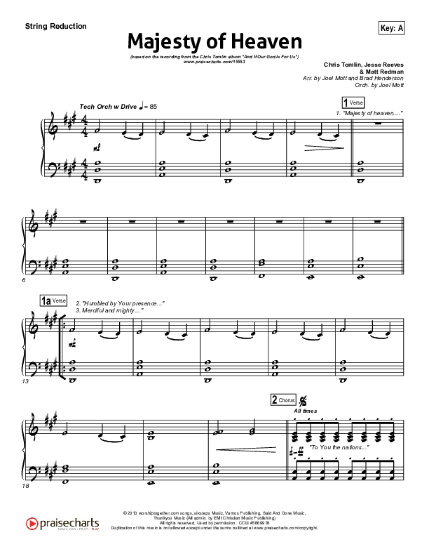 Majesty Of Heaven Synth Strings (Chris Tomlin)