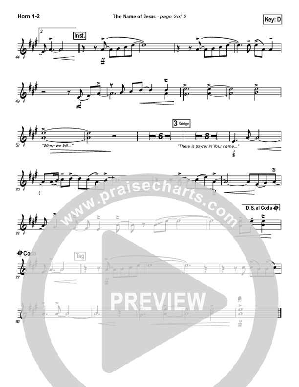 The Name Of Jesus Brass Pack (Chris Tomlin)