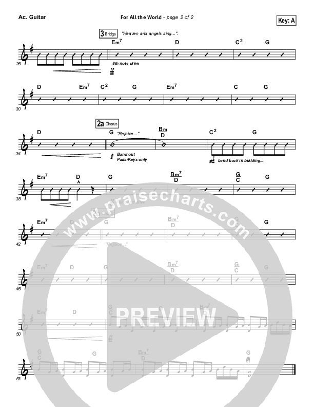 For All The World Acoustic Guitar (Phillips Craig & Dean)