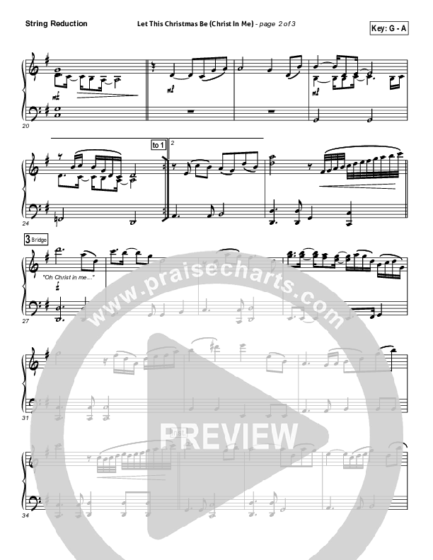 Let This Christmas Be (Christ In Me) Synth Strings (PraiseCharts Band)