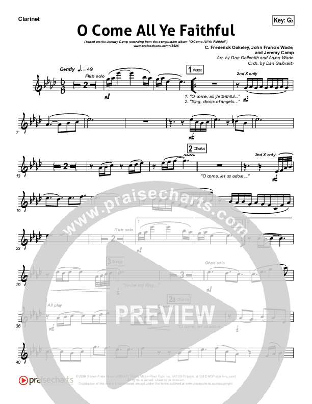 O Come All Ye Faithful Wind Pack (Jeremy Camp)