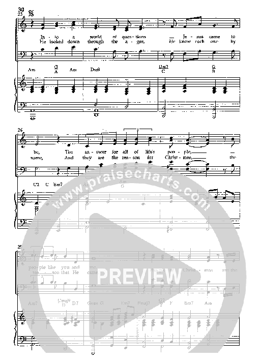 Christmas People Lead & Piano (Geron Davis)