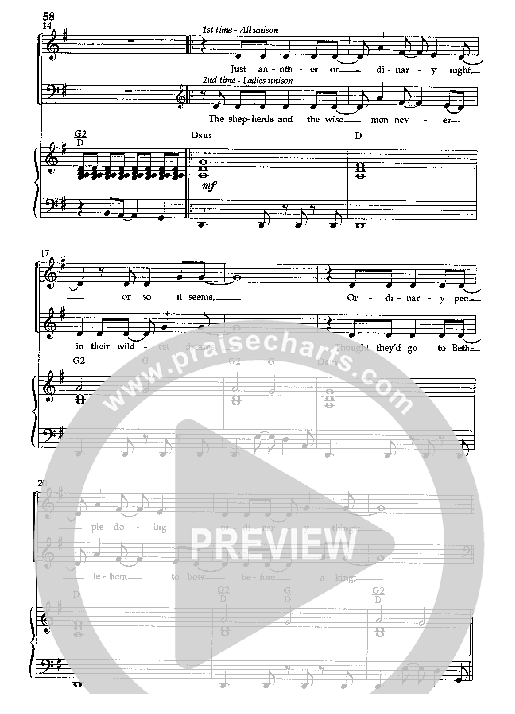 The Stable Became A Palace Piano/Vocal (Geron Davis)