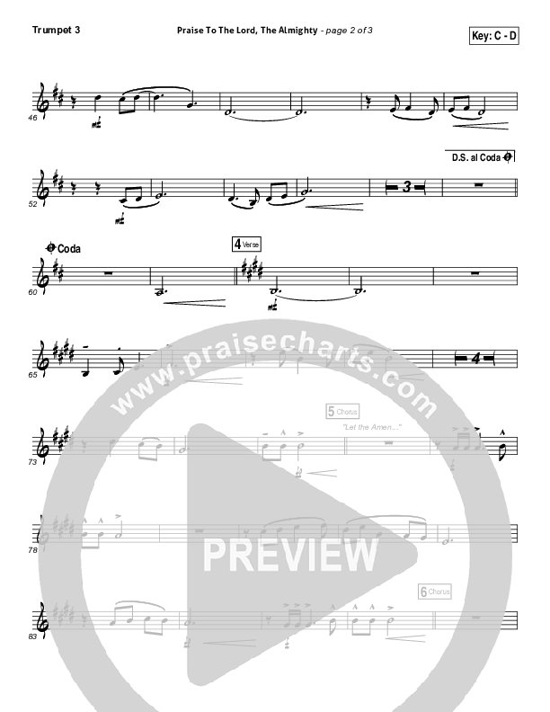 Praise To The Lord The Almighty Trumpet 3 (Christy Nockels / Passion)