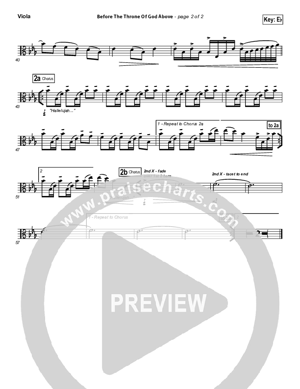 Before The Throne Of God Above Viola (Shane & Shane)