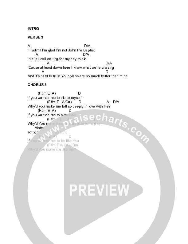 If You Wanted Me Chords & Lyrics (Todd Agnew)