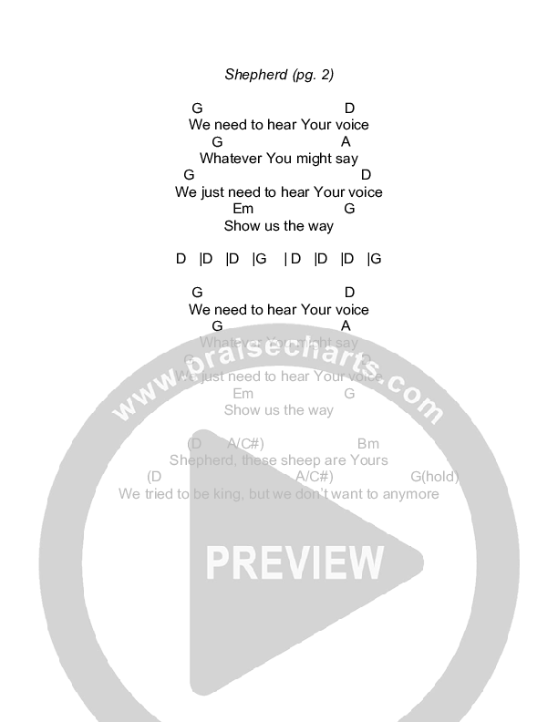 Shepherd Chords & Lyrics (Todd Agnew)