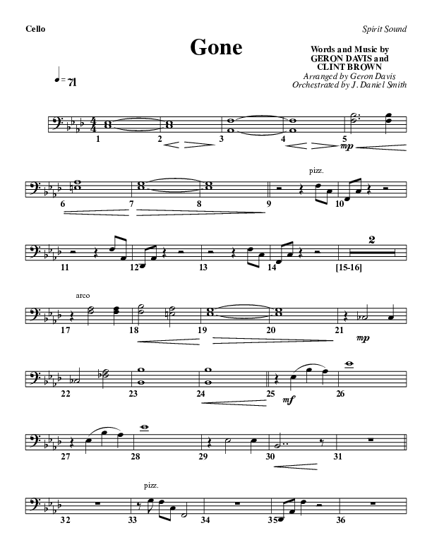 Gone Cello (Geron Davis)