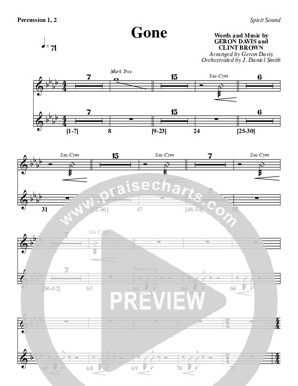 Gone Percussion 1/2 (Geron Davis)