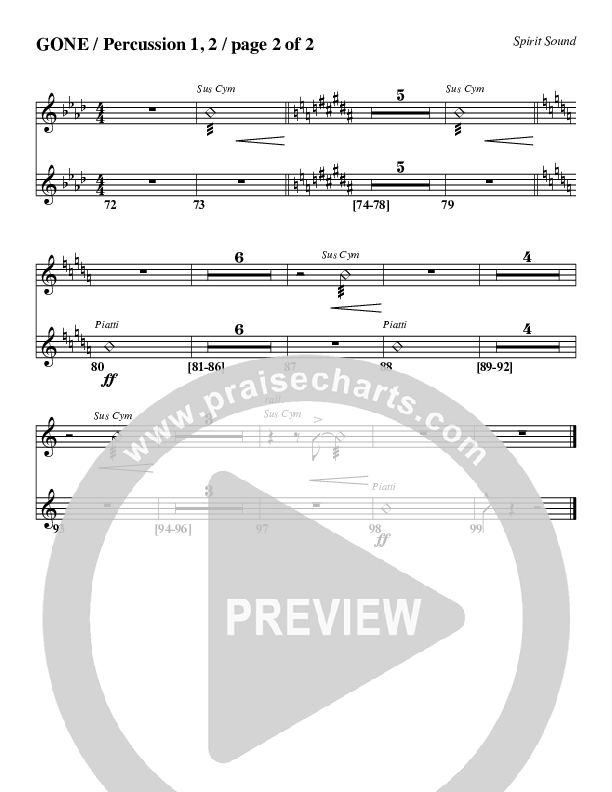 Gone Percussion 1/2 (Geron Davis)