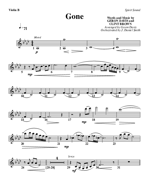 Gone Violin 2 (Geron Davis)