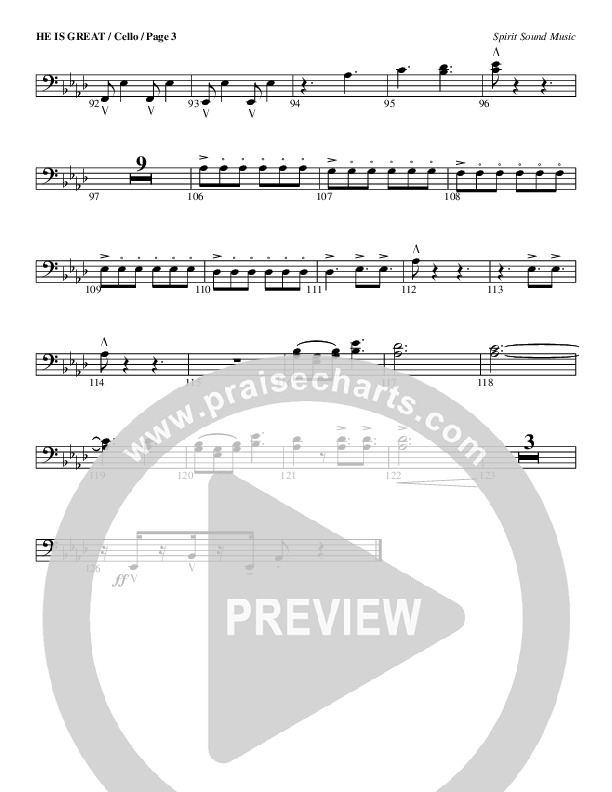 He Is Great Cello (Geron Davis)