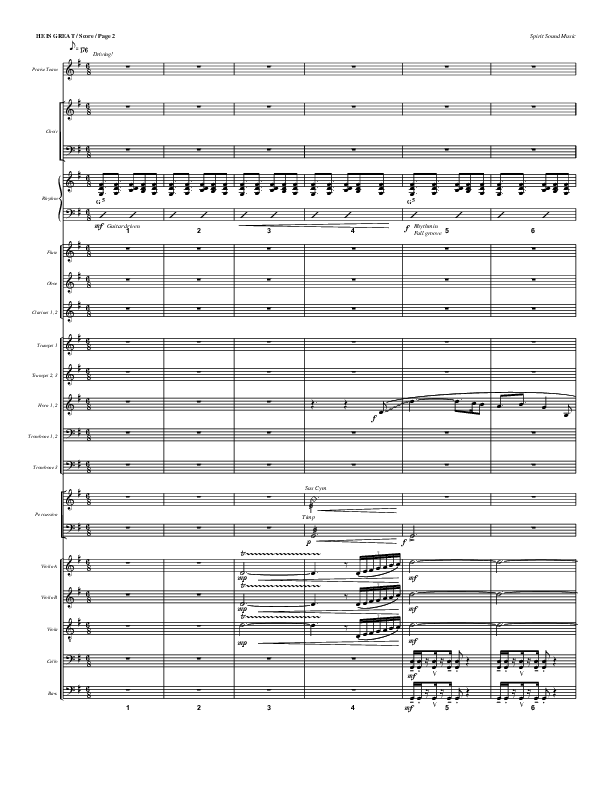 He Is Great Conductor's Score (Geron Davis)