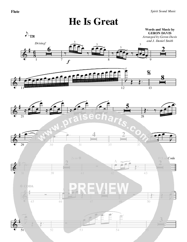 He Is Great Flute (Geron Davis)