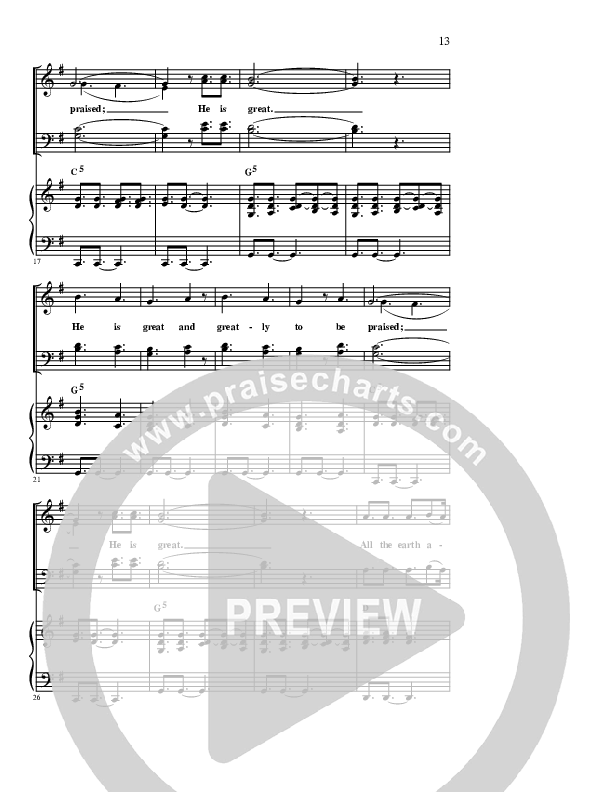 He Is Great Piano/Vocal (Geron Davis)