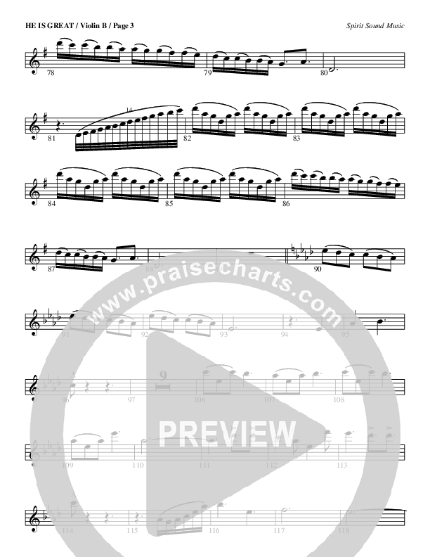 He Is Great Violin 2 (Geron Davis)