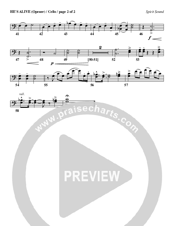 He's Alive Cello (Geron Davis)