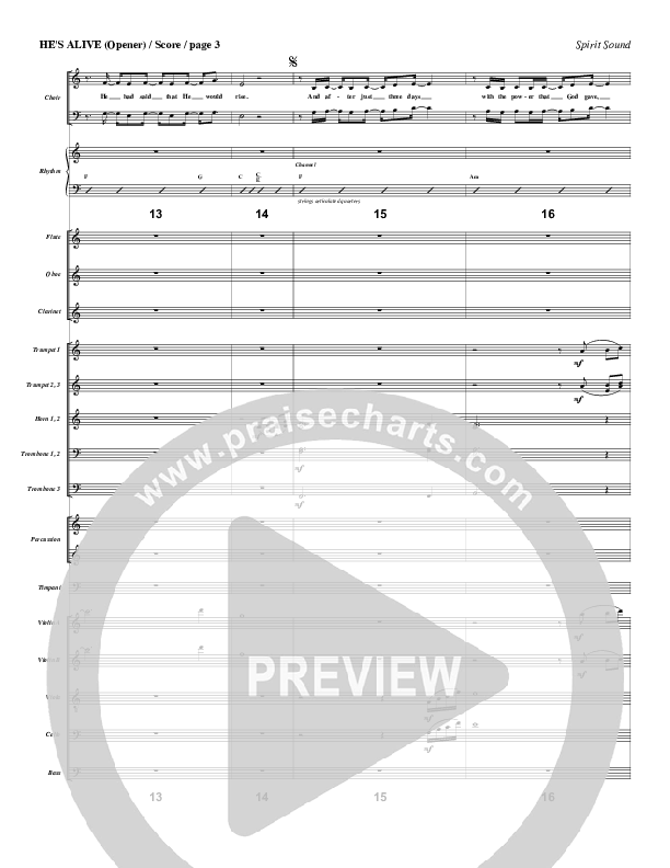 He's Alive Orchestration (Geron Davis)