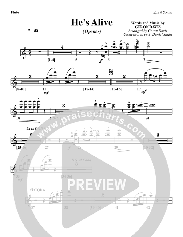 He's Alive Flute (Geron Davis)