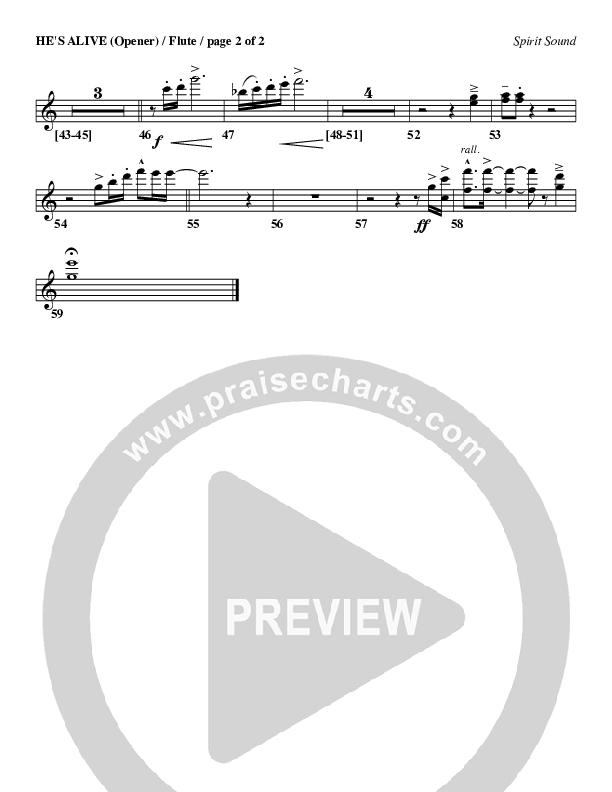 He's Alive Flute (Geron Davis)