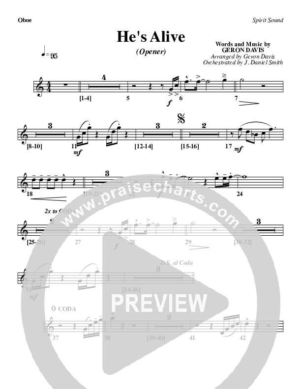 He's Alive Oboe (Geron Davis)