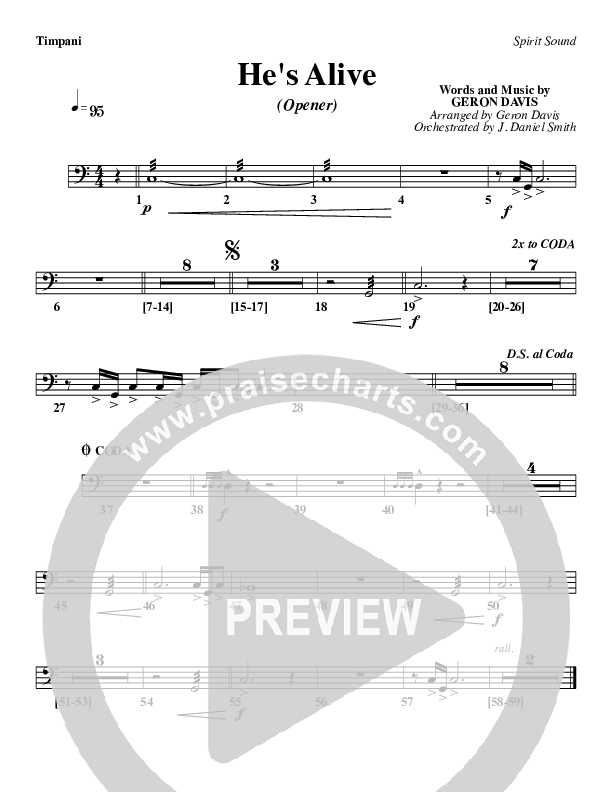 He's Alive Timpani (Geron Davis)