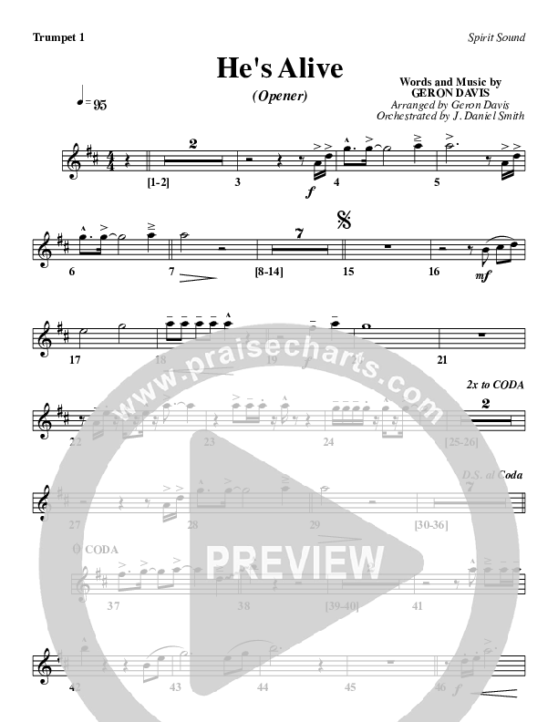 He's Alive Trumpet 1 (Geron Davis)