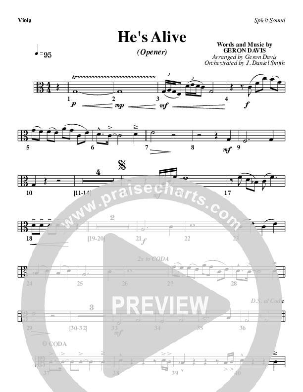 He's Alive Viola (Geron Davis)