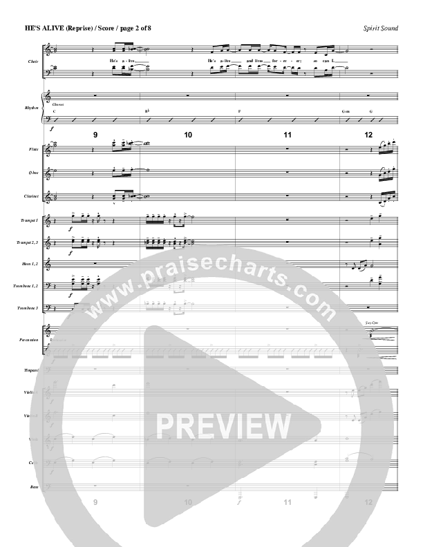 He's Alive (Reprise) Orchestration (Geron Davis)