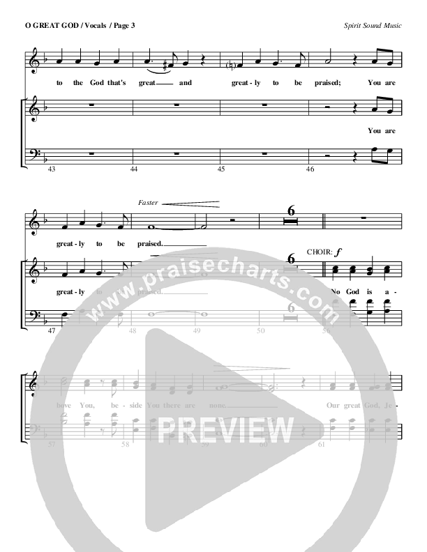 O Great God Choir Sheet (SATB) (Geron Davis)