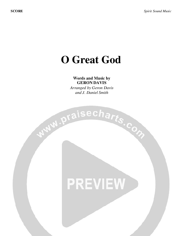 O Great God Orchestration (Geron Davis)
