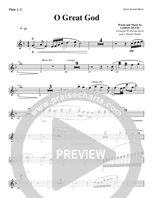 O Great God Flute 1/2 (Geron Davis)