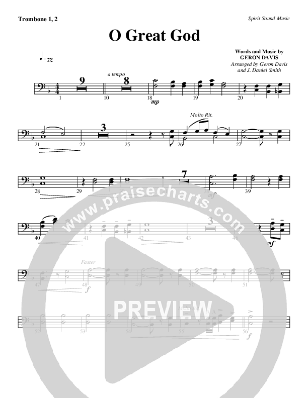 O Great God Trombone 1/2 (Geron Davis)