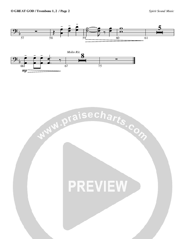 O Great God Trombone 1/2 (Geron Davis)