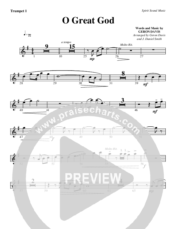 O Great God Trumpet 1 (Geron Davis)