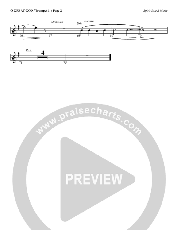 O Great God Trumpet 1 (Geron Davis)