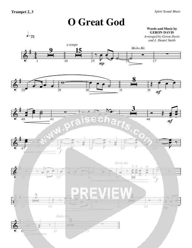 O Great God Trumpet 2/3 (Geron Davis)