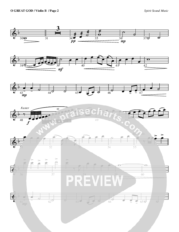 O Great God Violin 2 (Geron Davis)