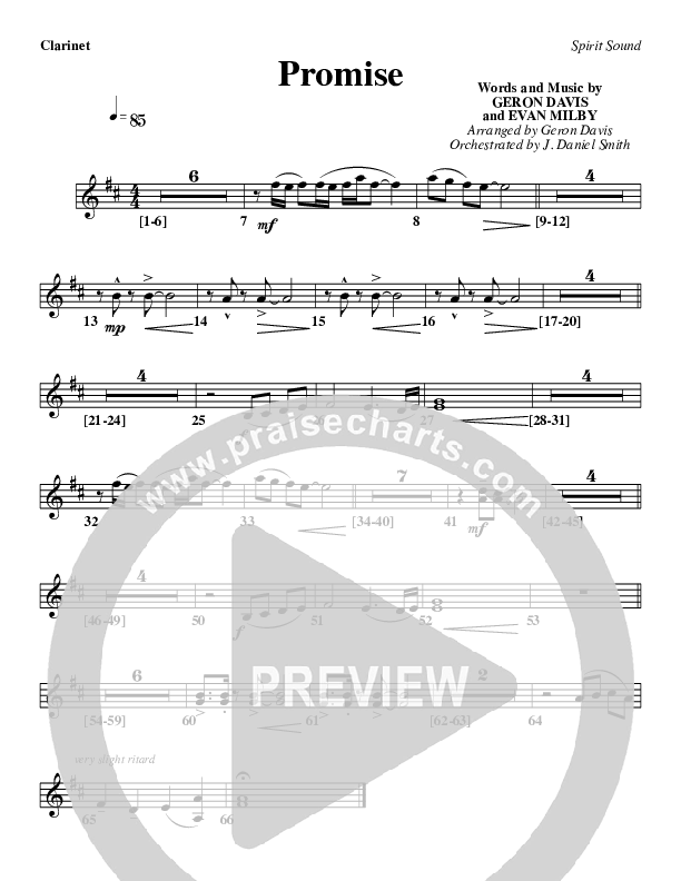 Promise Clarinet (Geron Davis)