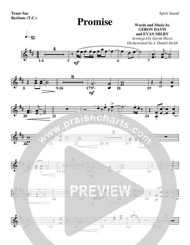 Promise Tenor Sax 2 (Geron Davis)