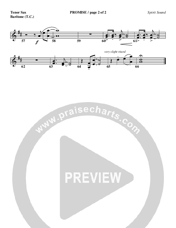 Promise Tenor Sax 2 (Geron Davis)