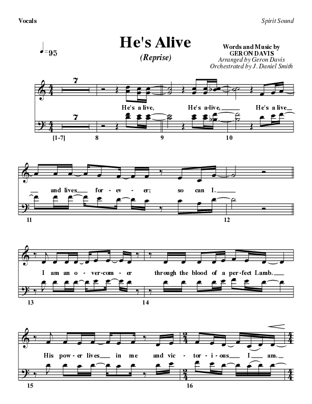 Gone - Easter Musical Choir Sheet (SATB) (Geron Davis)
