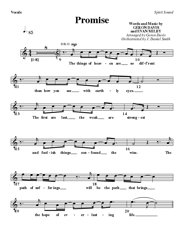 Gone - Easter Musical Choir Vocals (SATB) (Geron Davis)