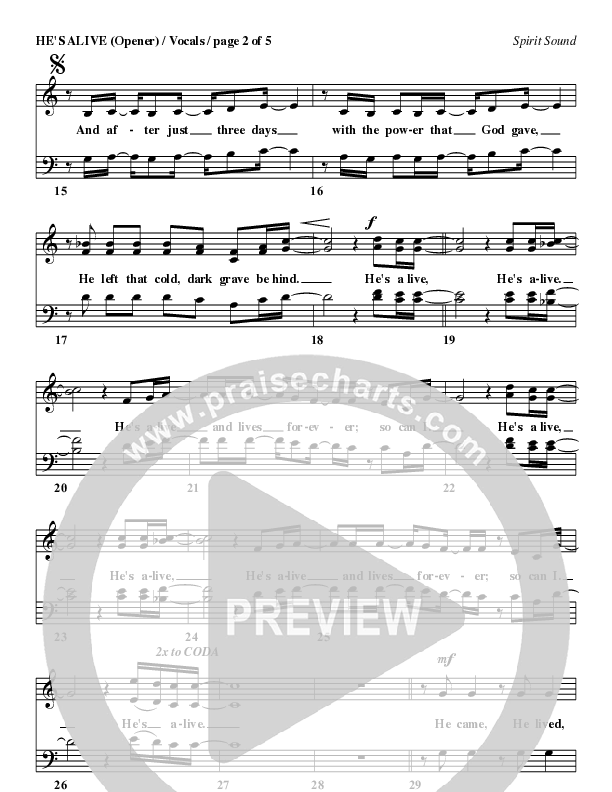 Gone - Easter Musical Lead & Piano (Geron Davis)