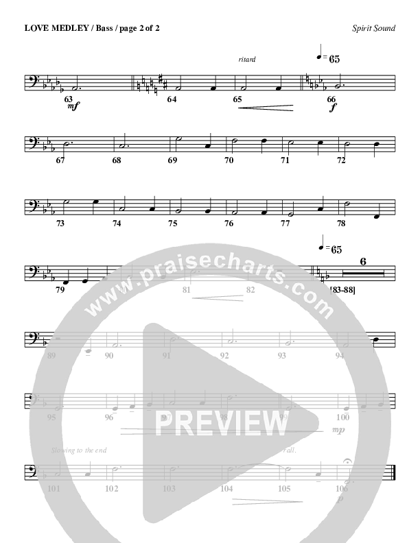 Love Medley Bass Guitar (Geron Davis)