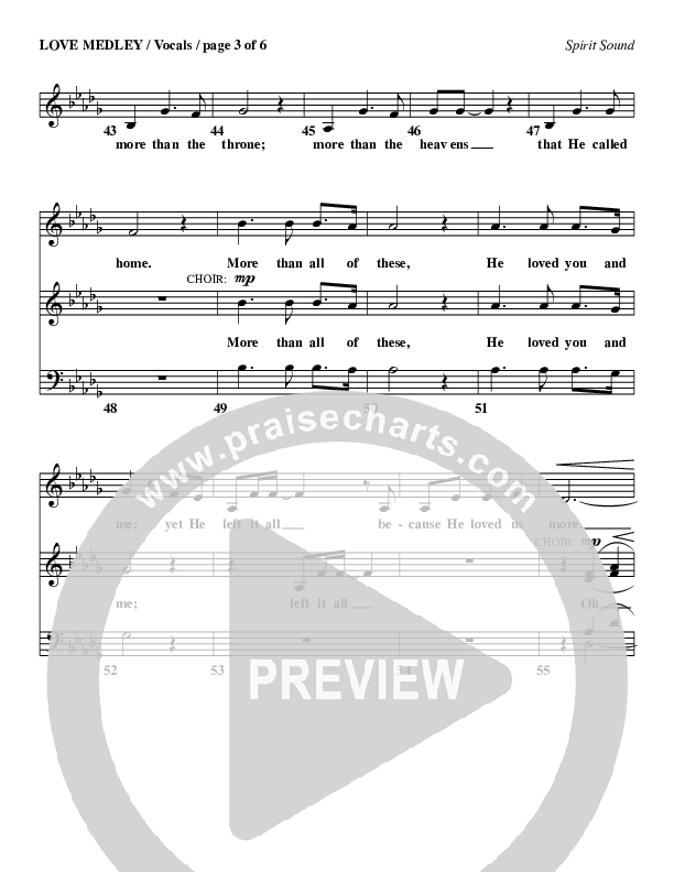 Love Medley Choir Sheet (SATB) (Geron Davis)