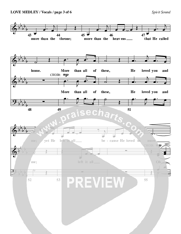 Love Medley Choir Vocals (SATB) (Geron Davis)